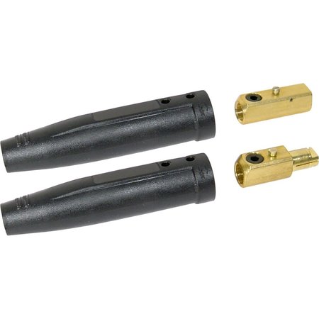 Powerweld Tweco Style Cable Connector Set, #1/0 and #2/0 (9425-1201) 2MBP